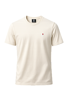 Camiseta Básica Unissex Manga Curta Off White D.ORIGAN®