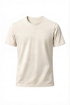 Camiseta Básica Unissex Manga Curta Off White