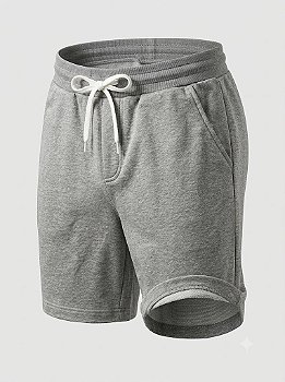 Bermuda Moletom D.ORIGAN® Essential Cinza