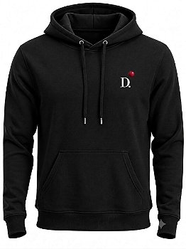 Moletom Premium com Capuz D.ORIGAN® Essential Preto