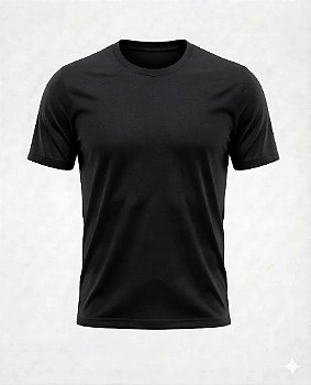 Camiseta Dry Fit Manga Curta Preta