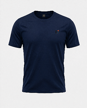 Camiseta Dry Fit Manga Curta Azul Marinho D.ORIGAN