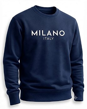 Moletom Careca Essential Azul Marinho Milano Italy