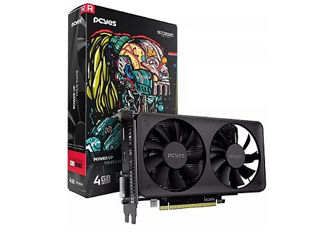 PCYES RX 550 4GB GDDR5 Dual-Fan 128 Bits