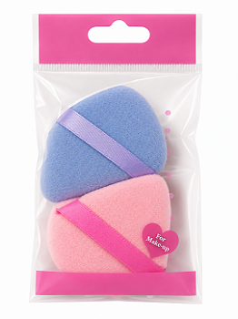 Kit com 2 Esponjas Puff para Pó Facial – Acabamento Perfeito