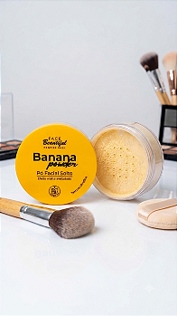 Pó Facial Solto Banana Powder – Face Beautiful Profissional