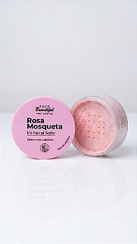 Pó Facial Solto Rosa Mosqueta – Face Beautiful Profissional