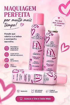 Spray Fixador de Maquiagem Fix Make Up – Phállebeauty Cosmetics (150ml / 88g)
