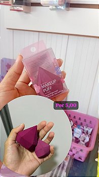 Esponja para Maquiagem Formato Diamante – Makeup Puff