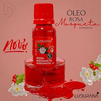 Óleo de Rosa Mosqueta Rubiginosa 100% Puro 20ml – Ludurana