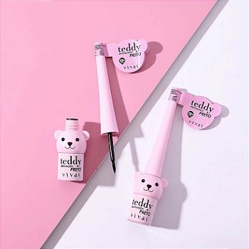Delineador Líquido Preto Teddy – Vivai