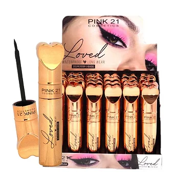 Delineador Líquido Loved Pink 21 Cosmetics (À Prova D'Água)