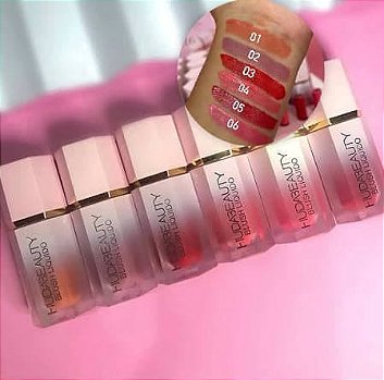Blush Líquido Hudabeauty (Alta Pigmentação e Efeito Natural)