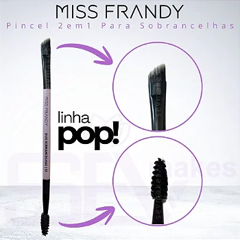 Pincel Duo 2 em 1 Para Sobrancelhas Linha Pop! 12 – Miss Frandy