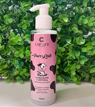 Hidratante Corporal Puro Leite Cap Life 150ml – Hidratação Profunda e Textura Leve