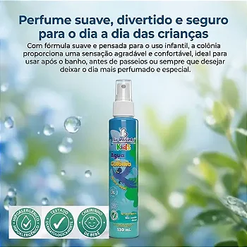Água de Colônia Infantil Arara-Azul Bio Instinto Kids 130ml – Perfume Suave, Divertido e Seguro para o Dia a Dia!
