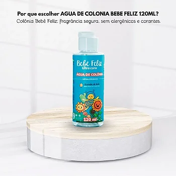 Água de Colônia Bebê Feliz Ultra Care 120ml