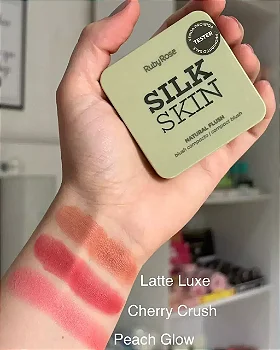 Blush Compacto Silk Skin Natural Flush Ruby Rose