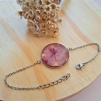 Pulseira - Hortênsia Rosa