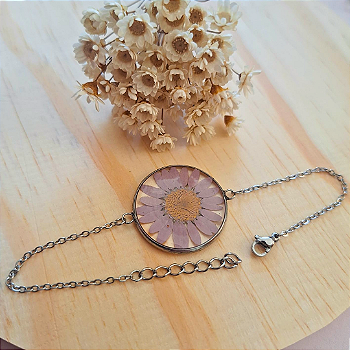 Pulseira - Margarida Lilás
