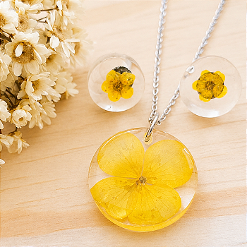Conjunto - Hortênsia e Narciso amarelo