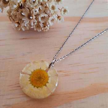 Colar Margarida Amarela