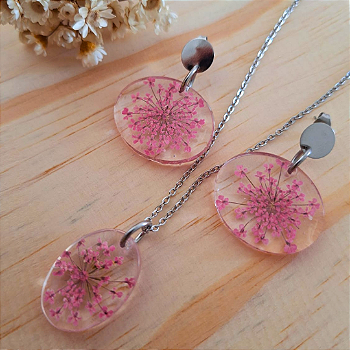 Conjunto - Renda da Rainha Rosa
