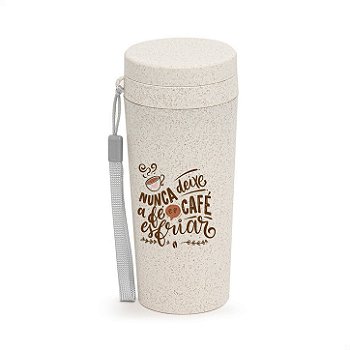 copo fibra de bambu - 10 unidades - personalizado