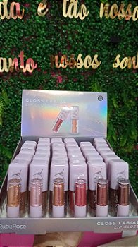 Lip Gloss Ruby Rose Brilho para Lábios