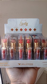 Batom Lady Bella Femme 6 cores