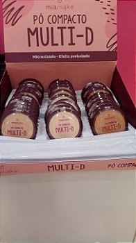 Pó Compacto Multi-D Miamake Acabamento Aveludado