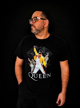 Camiseta Queen - Freddie Mercury