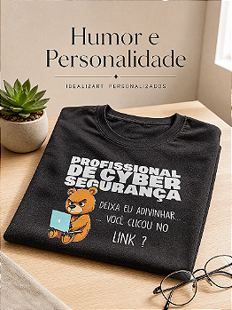 Camisa de Algodão Estampada Personalizada