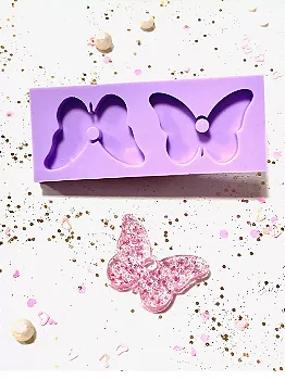 Molde Silicone Borboleta para Resina e Artesanato