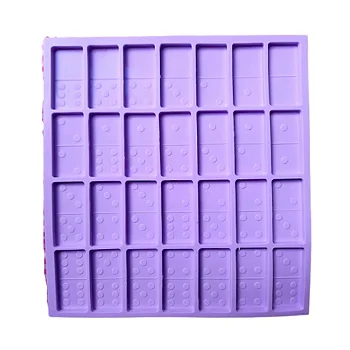 Molde Silicone Resina Dominó Completo