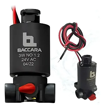 Solenoide Irrigação Baccara No 24v Ac 3 Vias Com base