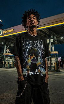 Camiseta Yeat Rapper Estampa Streetwear Unissex GG Tecido PV Premium