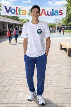 Camiseta Poliviscose Colégio Cívico Militar do Paraná