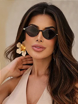 Óculos de sol Concept bordô preto - acetato