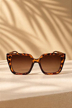 Óculos de sol premiun Bia marron camuflado - acetato