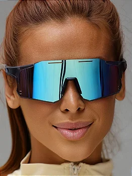Óculos de sol esportivo Circuit 2.0 azul com preto