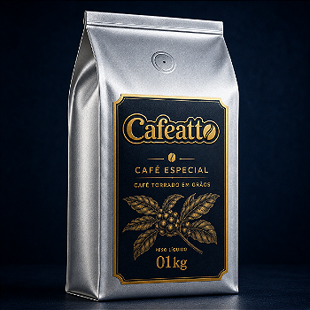 Café em grãos torrado CAFEATTO 01 kg