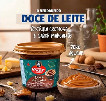 Doce de Leite Artesanal Zero Açúcar 360g