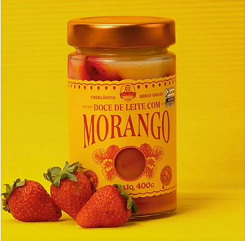 Doce de Leite Com Morango 400g
