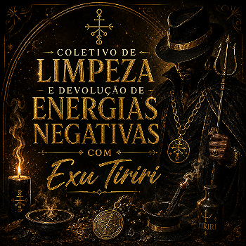 Coletivo de Limpeza e Devolução de Energias negativas - COM EXU TIRIRI! 14/08
