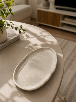 Bandeja Orgânica Grande Decorativa