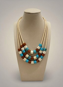 Colar Resina Multicolorido Mel's Accessories