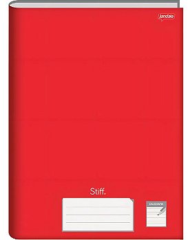 Brochurão Caligrafia 96 Folhas Vermelho