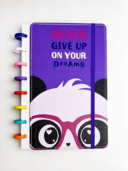Caderno Inteligente 8 Discos Panda