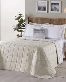 Kit Enxoval Essência King 9 Peças – Conforto, Elegância e Praticidade para o Seu Quarto